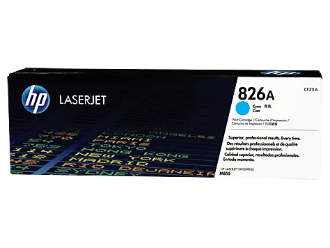 Mực in HP 826A Cyan Original LaserJet Toner Cartridge (CF311A)