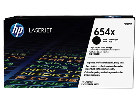 Mực in HP 654X High Yield Black Original LaserJet Toner Cartridge (CF330X)