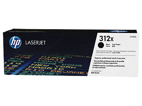 Mực in HP 312X High Yield Black Original LaserJet Toner Cartridge (CF380X)