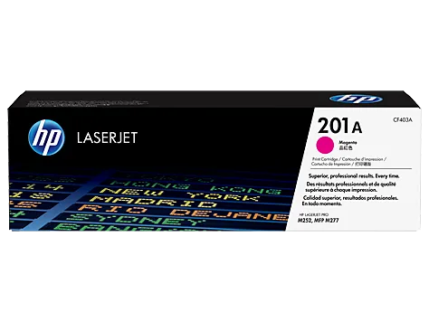 Mực in HP 201A Magenta Original LaserJet Toner Cartridge (CF403A) – Hộp mực LaserJet màu đỏ chính hãng