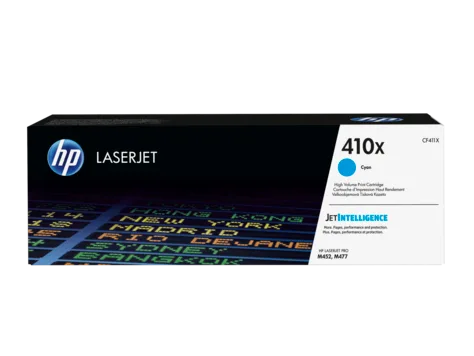 Mực in HP 410X High Yield Cyan Original LaserJet Toner Cartridge (CF411X)