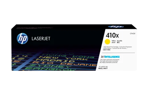 Mực in HP 410X High Yield Yellow Original LaserJet Toner Cartridge (CF412X)