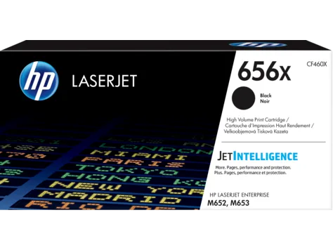 Mực in HP 656X High Yield Black Original LaserJet Toner Cartridge (CF460X)
