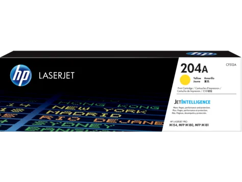 Mực in HP 204A Yellow Original LaserJet Toner Cartridge(CF512A)