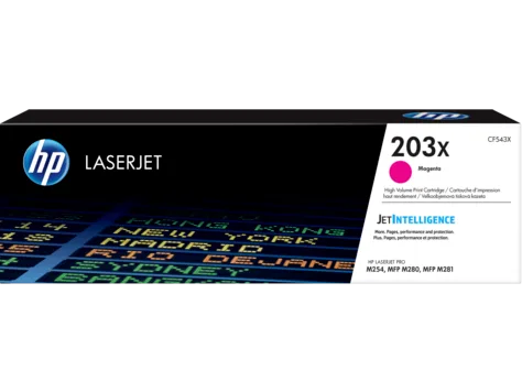 Mực in HP 203X High Yield Magenta Original LaserJet Toner Cartridge (CF543X)