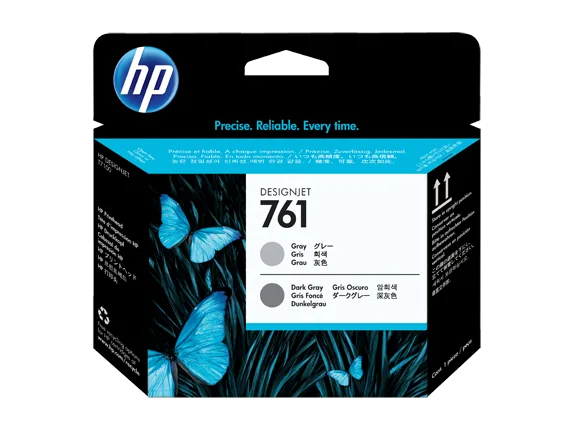 Mực in HP 761 Gray/Dark Gray Designjet Printhead (CH647A)