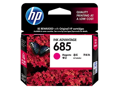 Mực in HP 685 Magenta Original Ink Advantage Cartridge (CZ123AA)