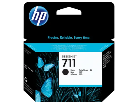 Mực in phun HP 711 Black 80ml – Cartridge CZ133A, chính hãng cho máy HP DesignJet