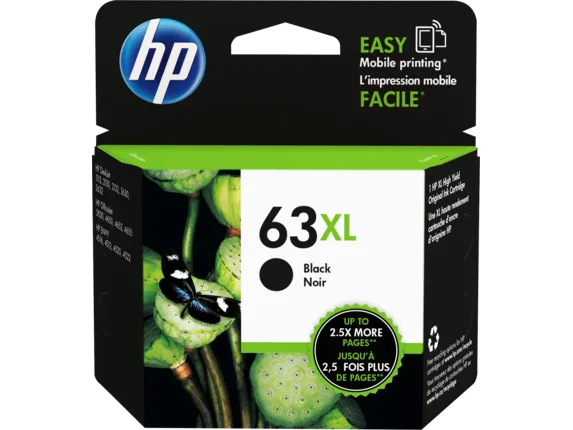 Mực in HP 63XL High Yield Black Original Ink Cartridge (F6U64AA)