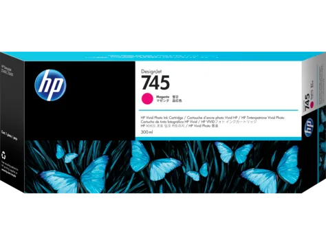 Mực in HP 745 300-ml DesignJet Magenta Ink Cartridge (F9K01A)