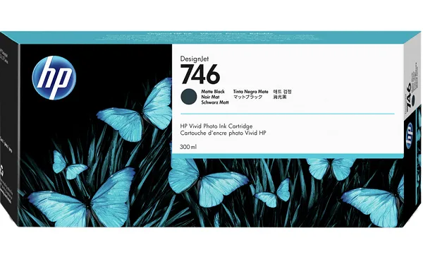 Mực in HP 746 300-ml Matte Black DesignJet Ink Cartridge (P2V83A)