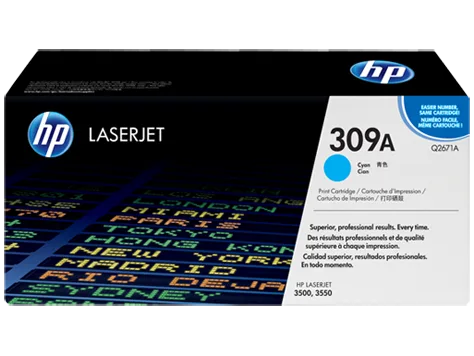 Mực in HP 309A Cyan Original LaserJet Toner Cartridge (Q2671A)