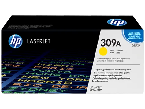 Mực in HP 309A Yellow Original LaserJet Toner Cartridge (Q2672A)