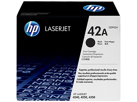 Mực in HP 42A Black Original LaserJet Toner Cartridge (Q5942A)