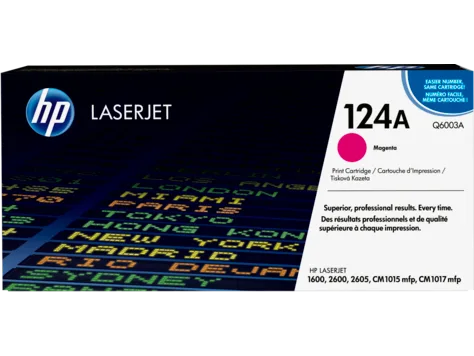 Mực in HP 124A Magenta Original LaserJet Toner Cartridge (Q6003A)