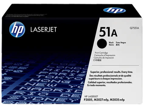 Mực in HP 51A Black Original LaserJet Toner Cartridge (Q7551A)