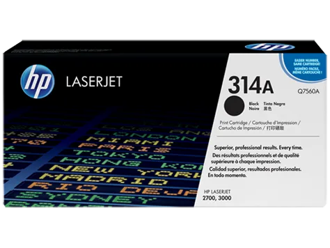 Mực in HP 314A Black Original LaserJet Toner Cartridge (Q7560A)