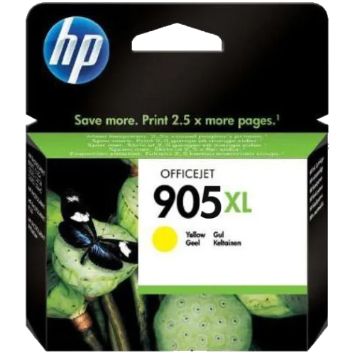 Mực in HP 905XL High Yield Yellow Original Ink Cartridge (T6M13AA)