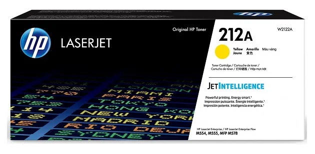 Mực in HP 212A Yellow Original LaserJet Toner Cartridge (W2122A)