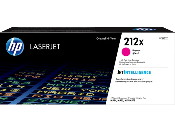 Mực in HP 212X High Yield Magenta Original LaserJet Toner Cartridge (W2123X)