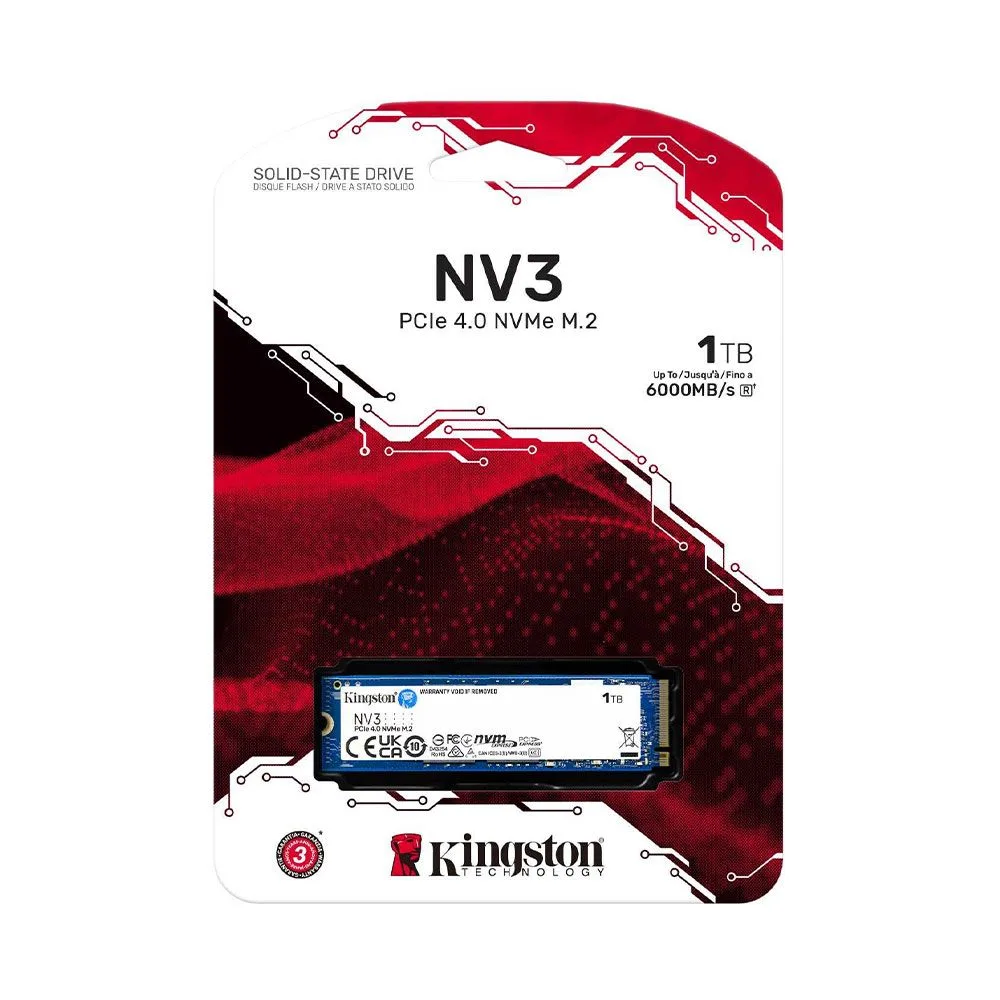 Ổ cứng SSD Kingston NV3 1TB M.2 PCIe Gen4 x4 NVMe (SNV3S/1000G) - ảnh 3