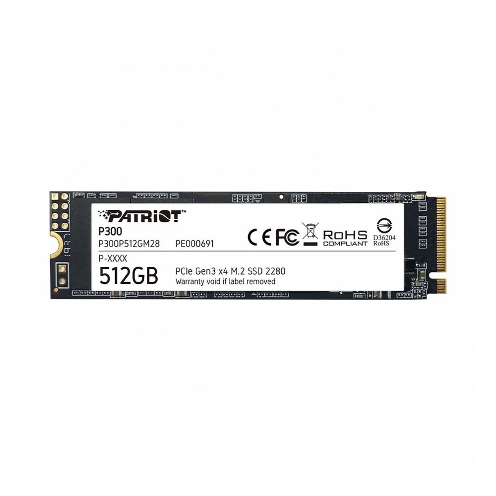Ổ cứng SSD Patriot P300 512GB NVMe M.2 PCIe Gen3