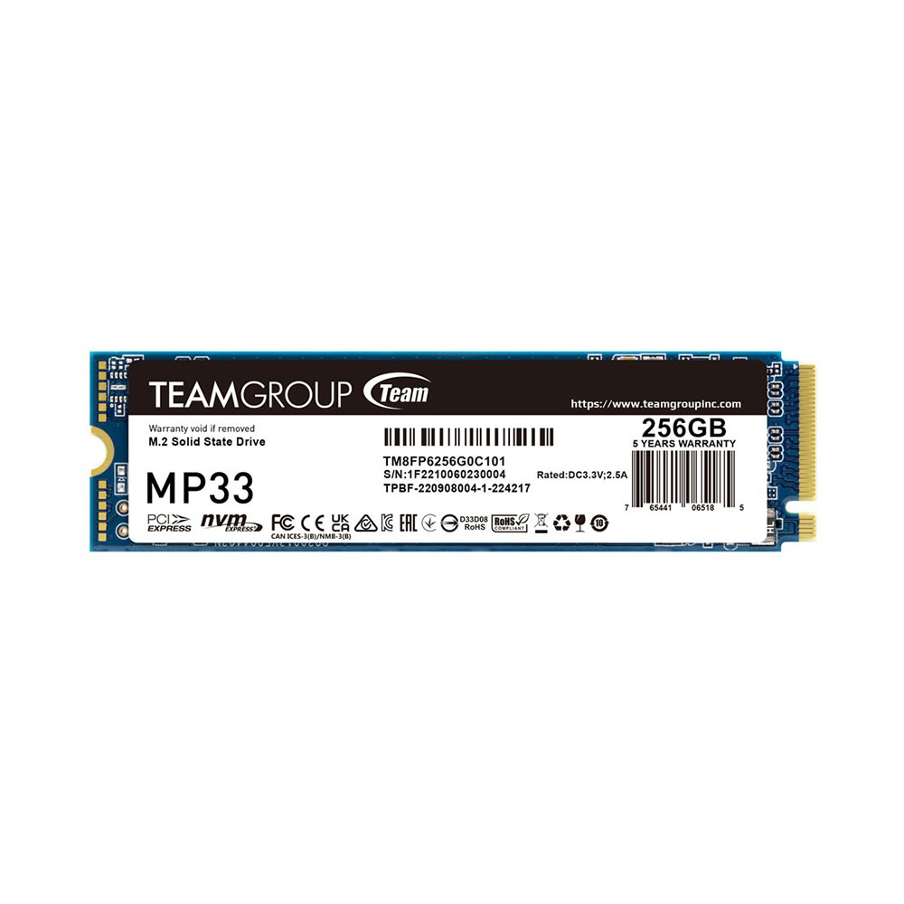 Ổ cứng SSD TeamGroup MP33 256GB M.2 PCIe Gen3x4