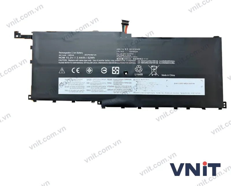 Pin Dùng cho Lenovo X1 Gen 4, X1 Yoga Gen 1 (00HW028,00HW029,01AV439, 01AV457, 01AV441, 01AV409, 01AV458, 01AV444, 01AV438, 01AV440)