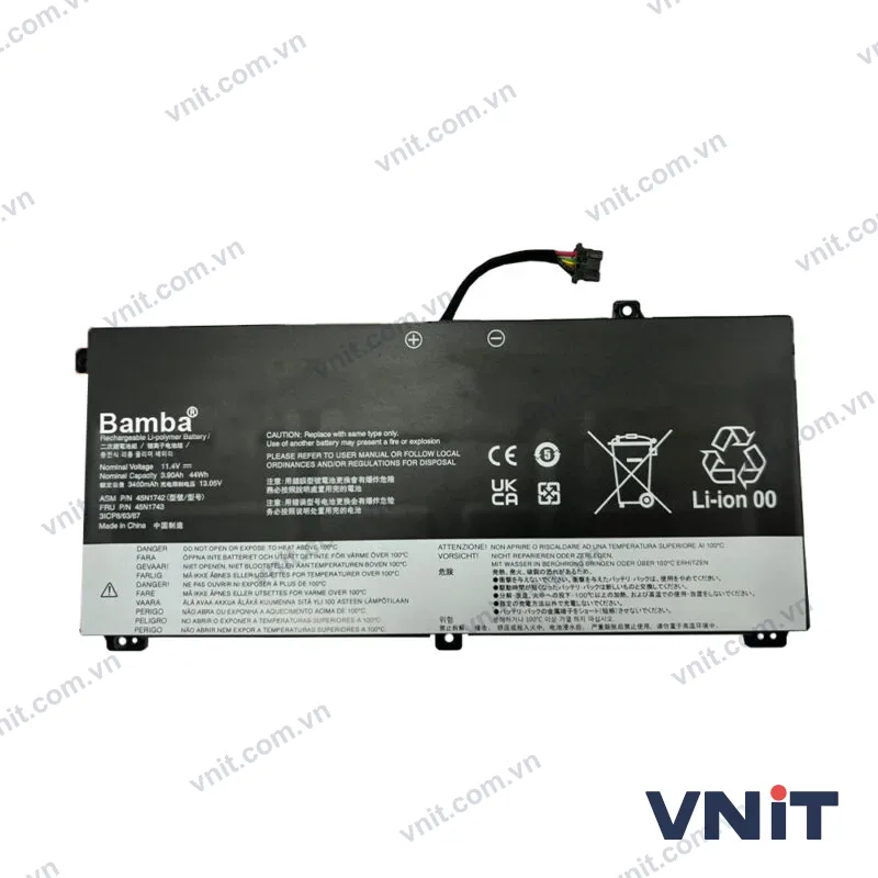 Pin Dùng cho Lenovo T550S,W550,W550S,T550,T560,P50s (45N1742,45N1740,45N1741,45N1743)