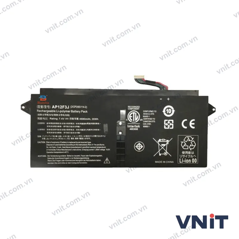 Pin Dùng cho Acer S7-391 (AP12F3J)