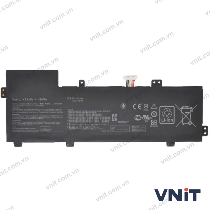 Pin Dùng cho Asus UX510,UX510UX,UX510UW (B31N1534)