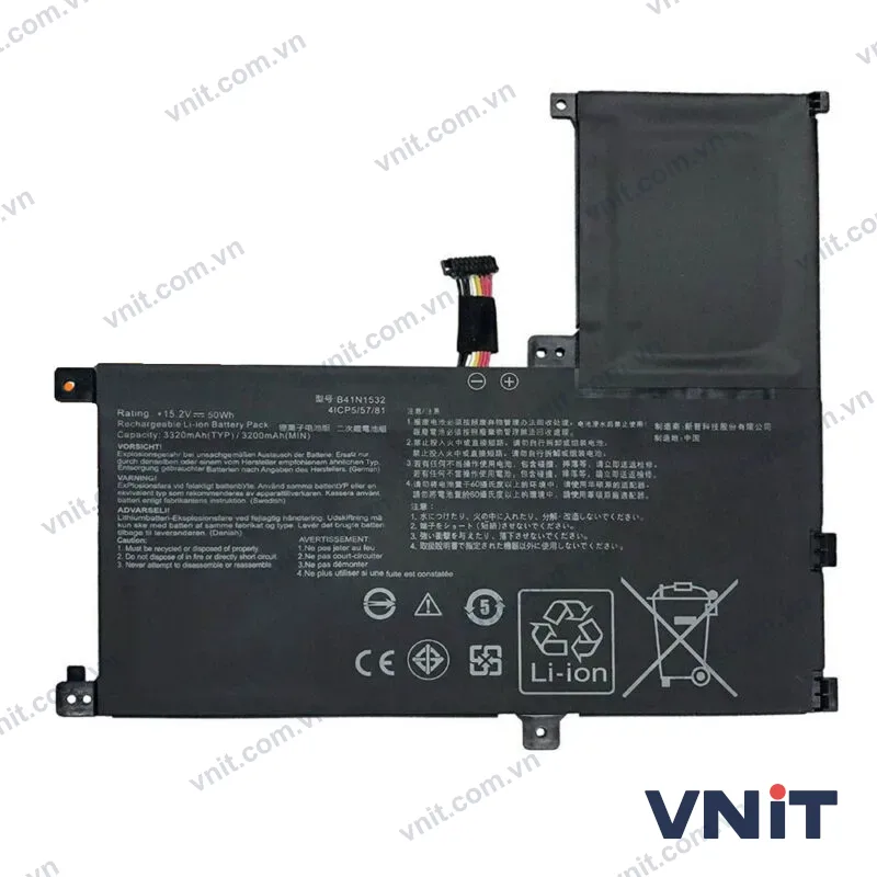 Pin Dùng cho Asus Q504UA,UX560UA (B41N1532) Tốt