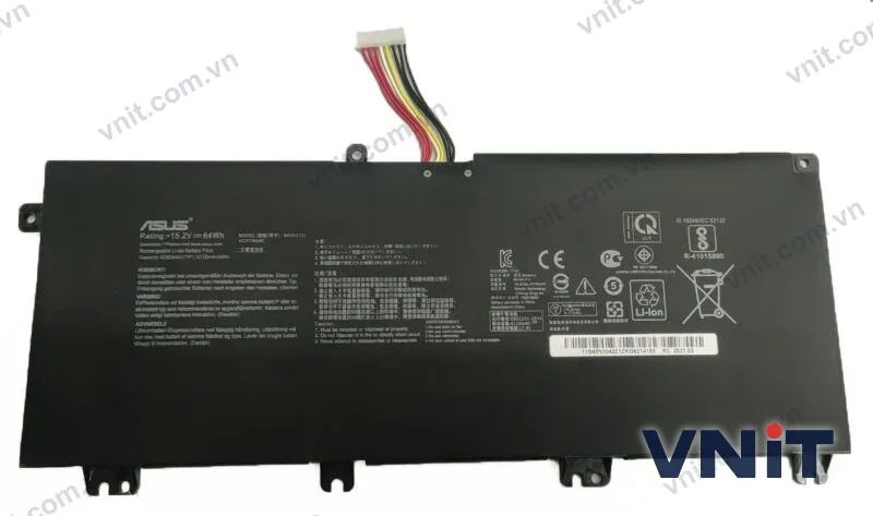 Pin Dùng cho Asus FX63VM,ZX63V,GL503VM,GL503V,GL503VD,FX503 (B41N1711) Cable Dài