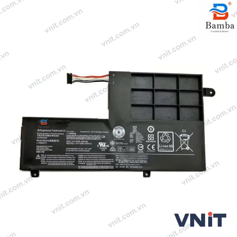 Pin Lenovo Flex 3-1480,U41-70,B50-70,Yoga 500-15IBD,500-14IBD, 500-14ISK,510-14AST,510-14IKB,500-15IHW,500-15ISK,510-15ISK 510-15IKB (L14M2P21,L15L2PB1)