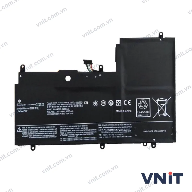 Pin Dùng cho Lenovo 700-14ISK, Yoga 3 14 (L14M4P72,L14S4P72)