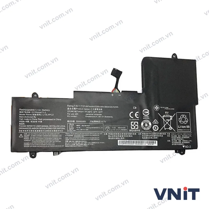 Pin Dùng cho Lenovo 710-14ISK,710-14ISE,710-15IKB,710-15ISK (L15M4PC2 L15L4PC2)