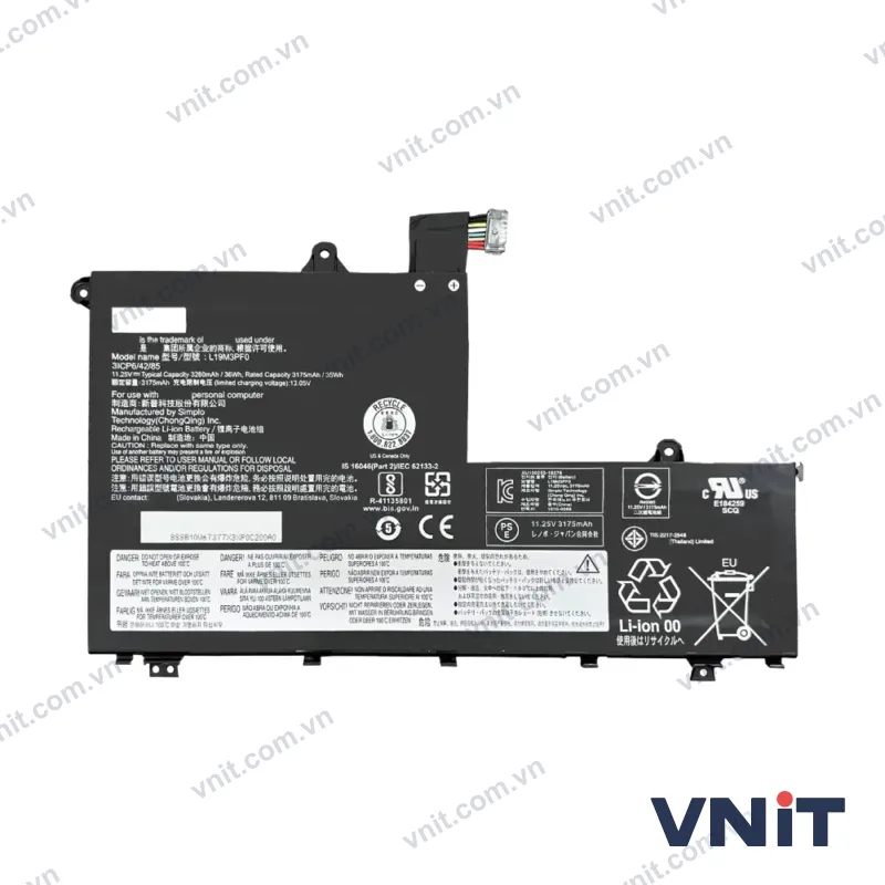 Pin Dùng cho Lenovo 14-IML,14-IIL,15-IML,15-IIL (L19M3PF9,L19C3PF1, L19M3PF9, L19C3PF9, L19M3PF2, L19D3PF2, L19L3PF1, L19D3PF1, L19L3PF8)