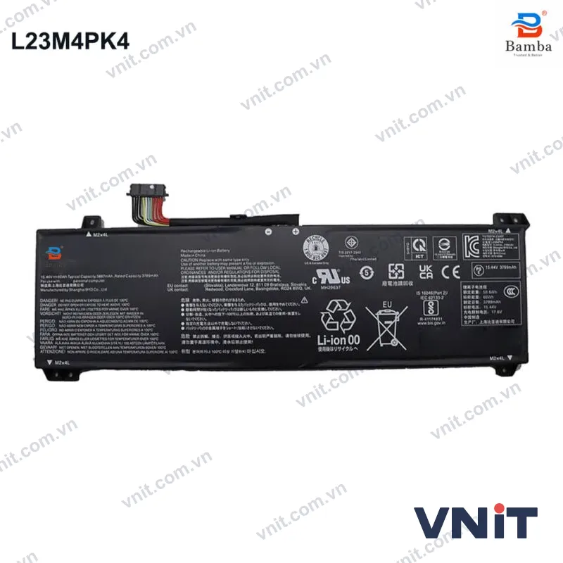 Pin Dùng cho Lenovo LOQ 15IRX9, LOQ 15AHP9, LOQ 15IAX9 (L23M4PK4, L23B4PK4, L23C4PK4)