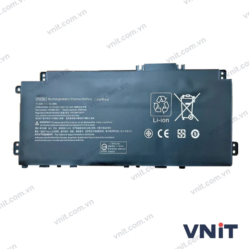 Pin Dùng cho Hp 13BB,14DV,14DW,14DK (PV03XL,PP03XL)