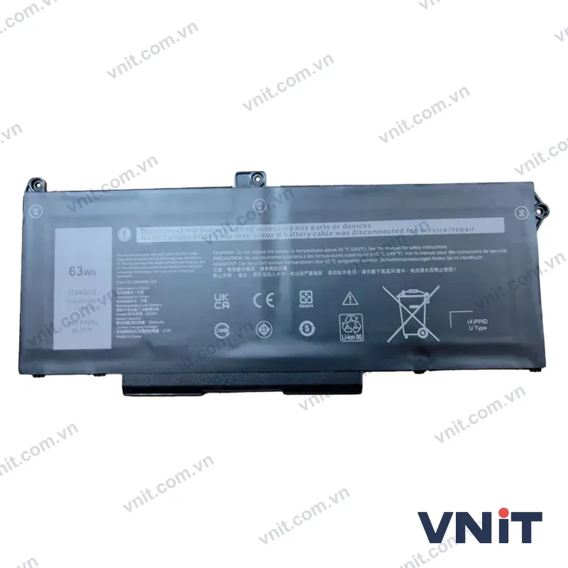 Pin Dùng cho Dell Precision 3560,Latitude 5420,5520 (RJ40G,01K2CF,075X16) 63WH