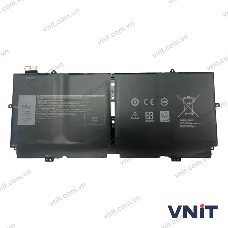Pin Dùng cho Dell Xps 7390 2 in 1 (XX3T7,52TWH) 51Wh