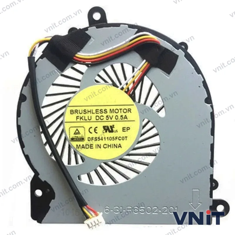 Quạt tản nhiệt laptop CLEVO PA70HP PA71HP PA70 DFS541105FC0T-FKLU (Quạt GPU (card rời))