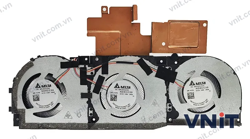 Quạt tản nhiệt laptop Dell 0WDXF1 ND8CC39 24E04 24E05 24E06 DC28001CMD0 - ảnh 2
