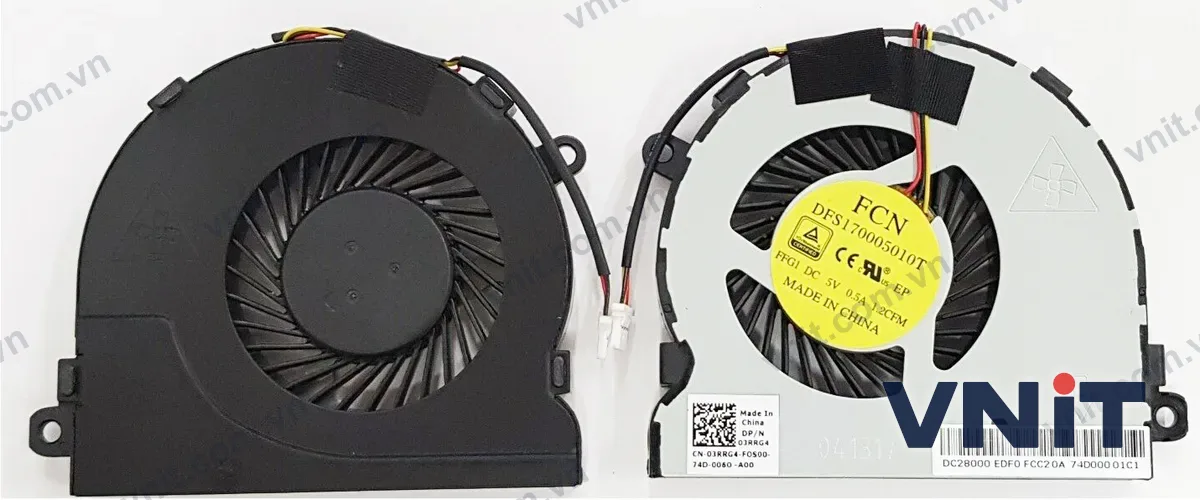 Quạt tản nhiệt laptop Dell 15MR-1528S 5000 5545 5547 5447 5542 5543 5548 OEM (Quạt CPU)