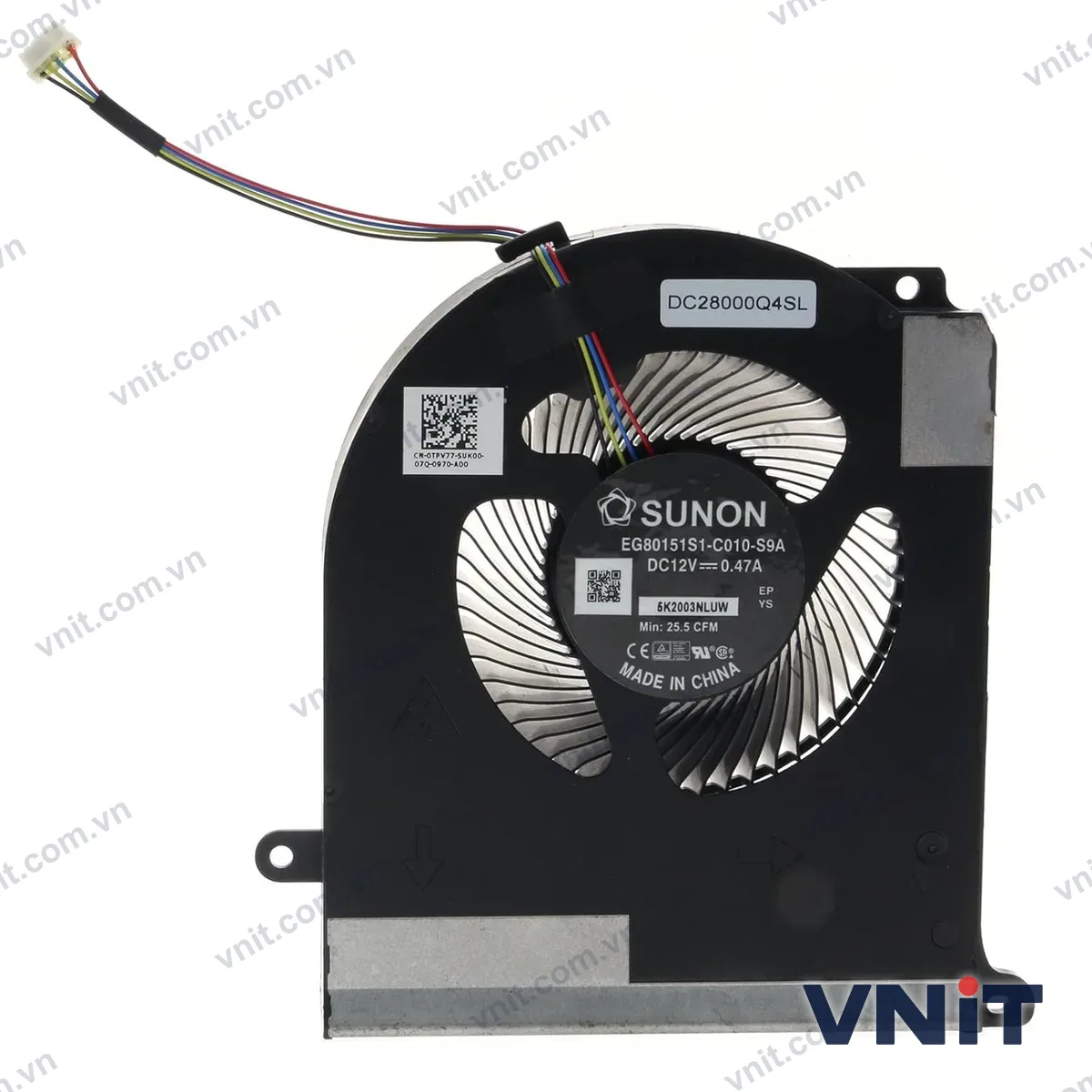 Quạt tản nhiệt laptop Dell Alienware Area-51m R1 R2 RTX2080 TPV77 DC28000Q4SL EG80151S1-C010-S9A
