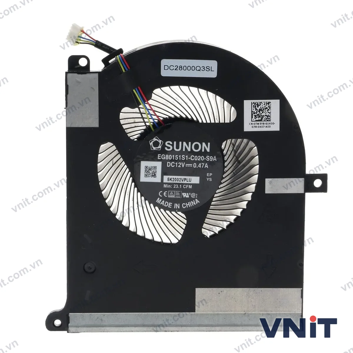 Quạt tản nhiệt laptop Dell Alienware Area-51m R1 R2 RTX2080 TW5Y8 DC28000Q3SL EG80151S1-C020-S9A