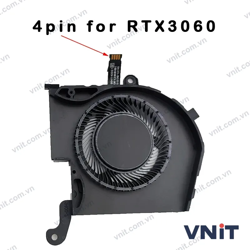 Quạt tản nhiệt laptop Dell Alienware X14 R1 4pin RTX3060 (Quạt GPU (card rời))