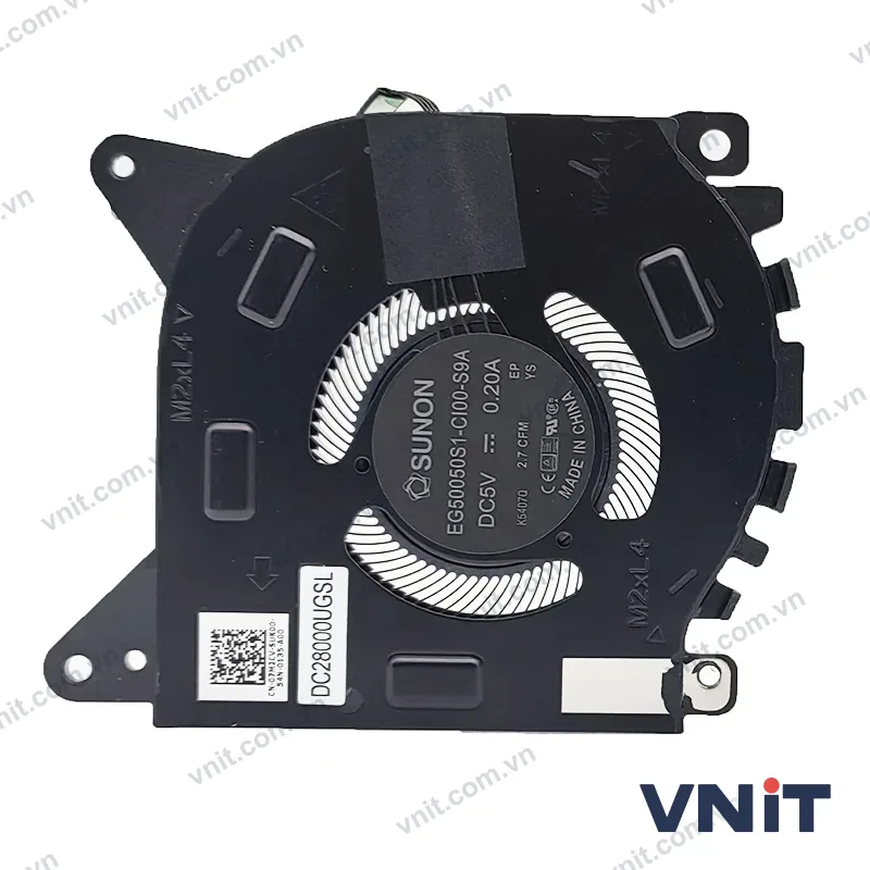 Quạt tản nhiệt laptop Dell Alienware x15 R1 R2 07M2CV P111F EG50050S1-CI00-S9A (Quạt GPU (card rời))