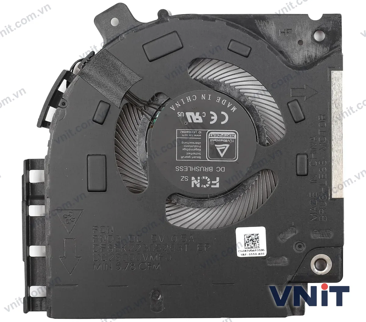 Quạt tản nhiệt laptop Dell Alienware X15 R1 RTX30 082VD4 (Quạt GPU (card rời))