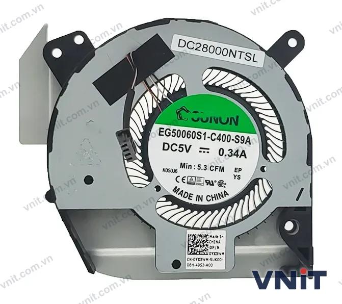 Quạt tản nhiệt laptop Dell Latitude 5401 0YX3WM (Quạt CPU)